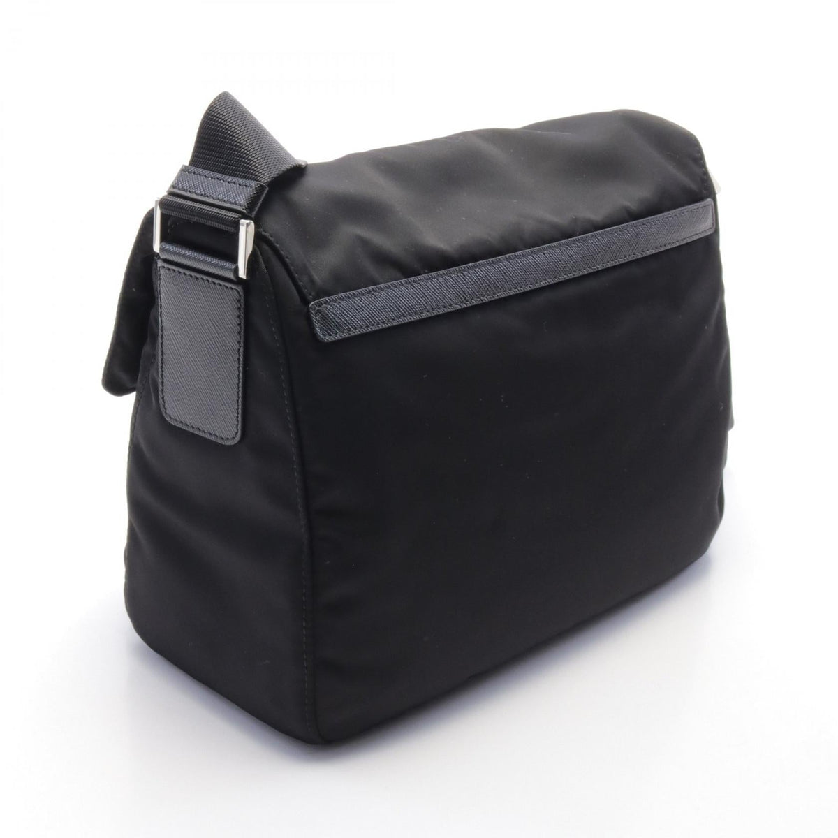 Prada Vela · Nylon Saffiano Shoulder Bag