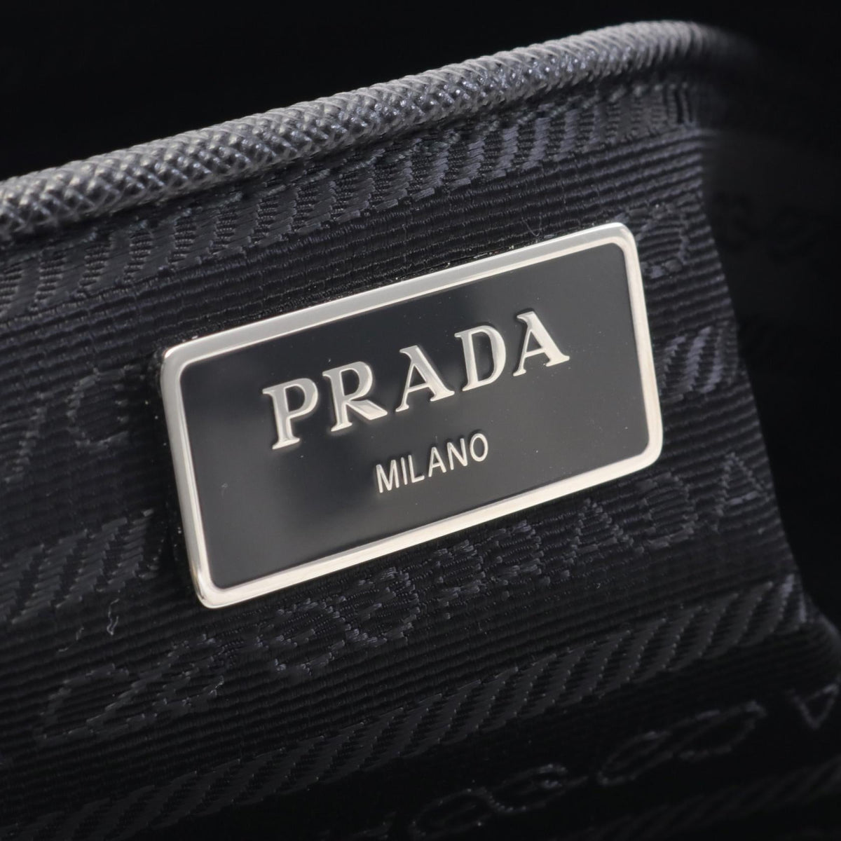 Prada Vela · Nylon Saffiano Shoulder Bag