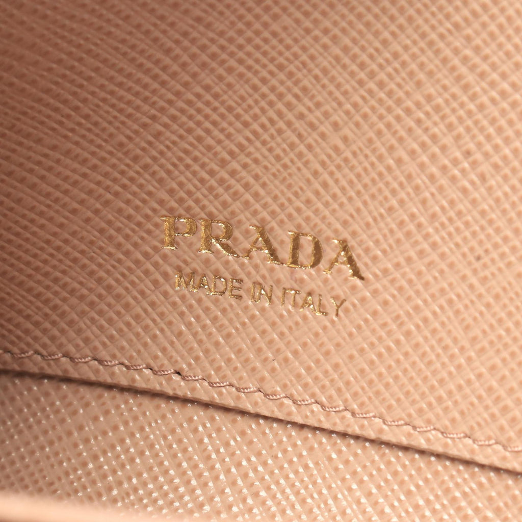 Prada Saffiano Triang · Coin Purse
