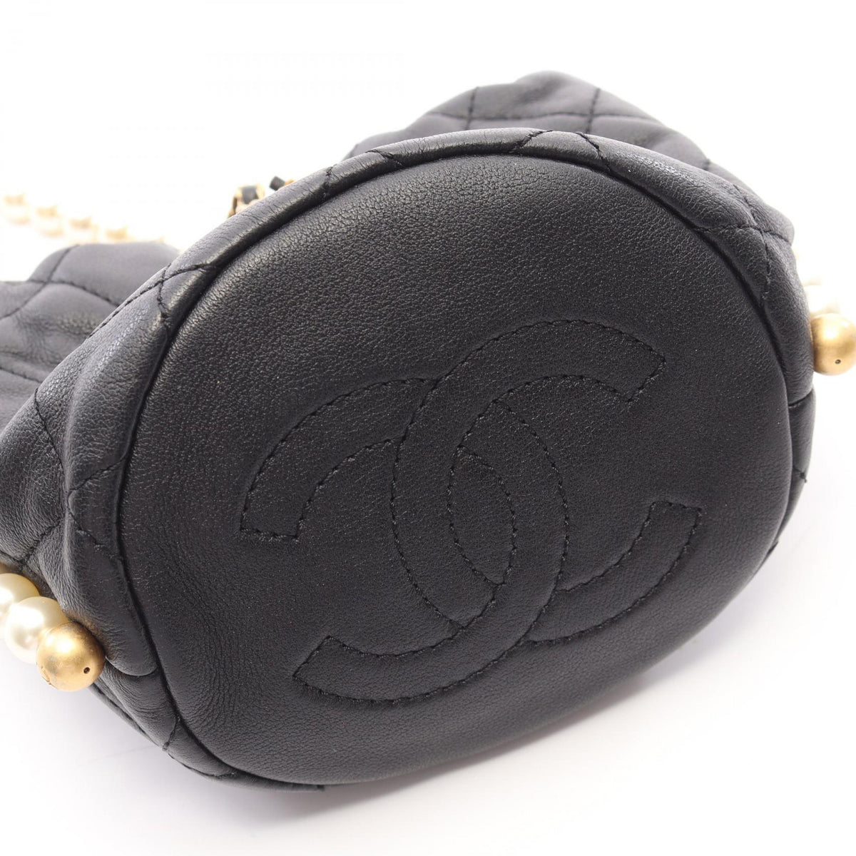 Chanel Matelassé · Lambskin Drawstring