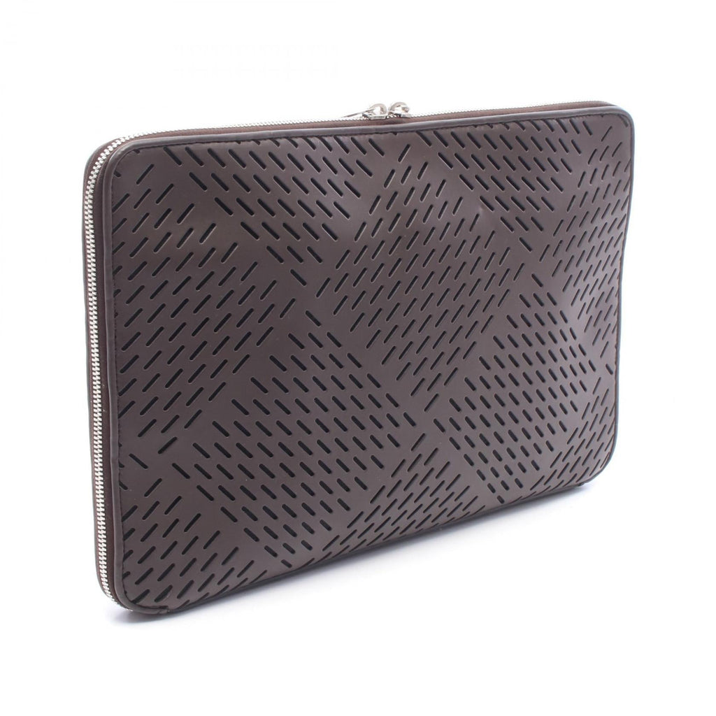 Bottega Veneta Perforated Clutch · Leather