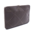 Bottega Veneta Perforated Clutch · Leather