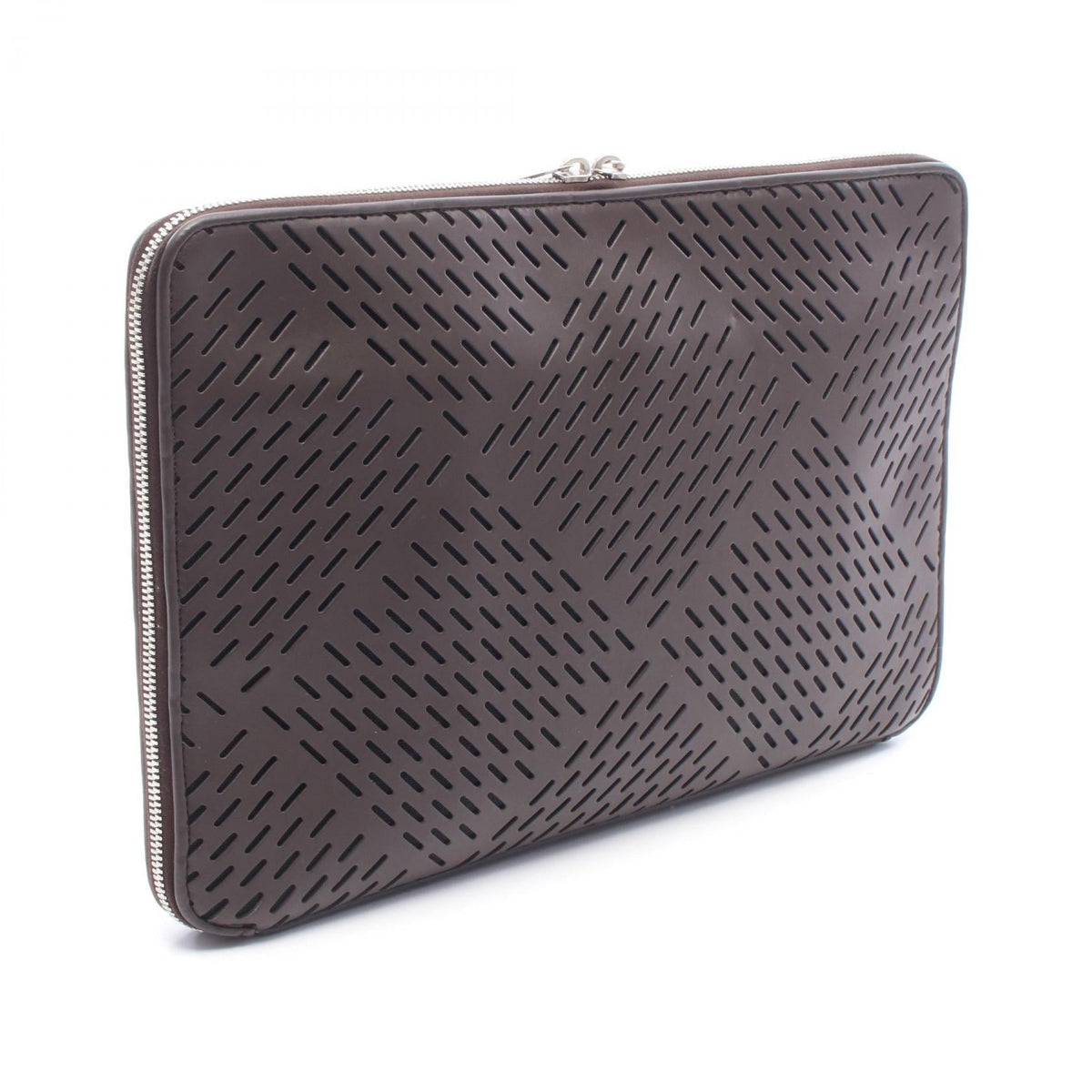 Bottega Veneta Perforated Clutch · Leather