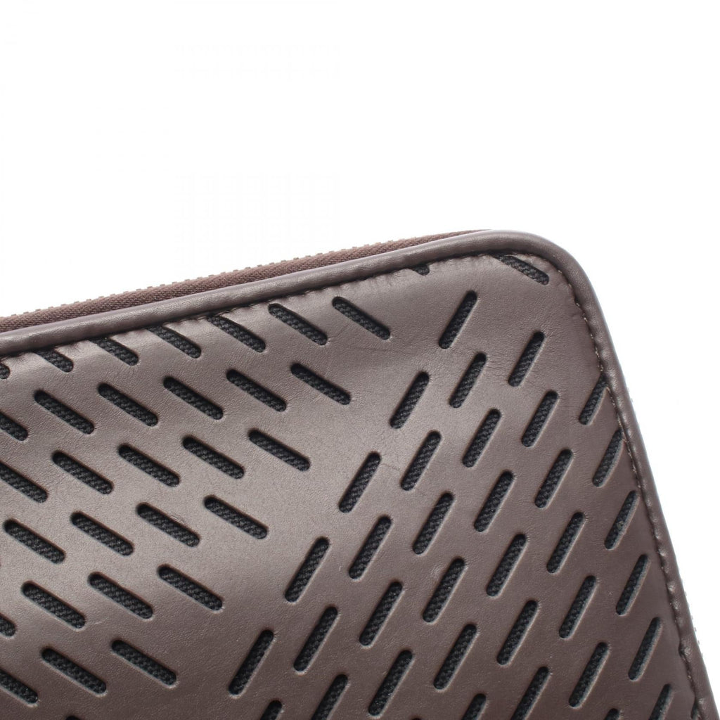 Bottega Veneta Perforated Clutch · Leather