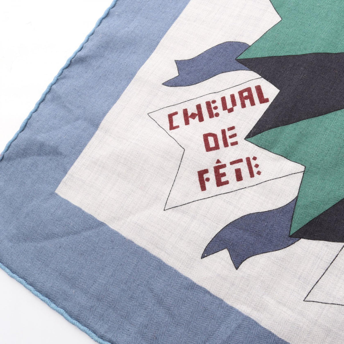 Hermès Cheval de Fête · Silk Cashmere Scarf