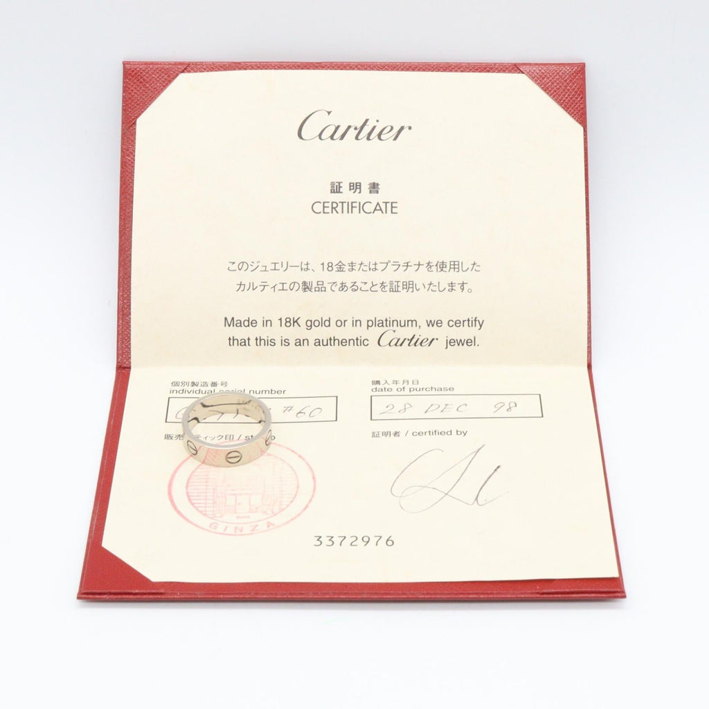 Cartier Love · 18K White Gold
