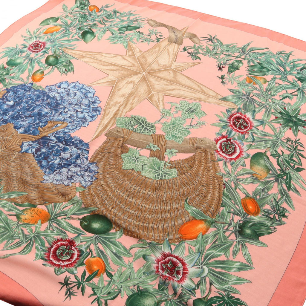 Hermès Passiflores · Silk Cashmere Scarf