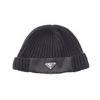 Prada Re-Nylon · Triangle Logo Knit Cap