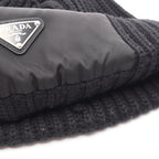 Prada Re-Nylon · Triangle Logo Knit Cap