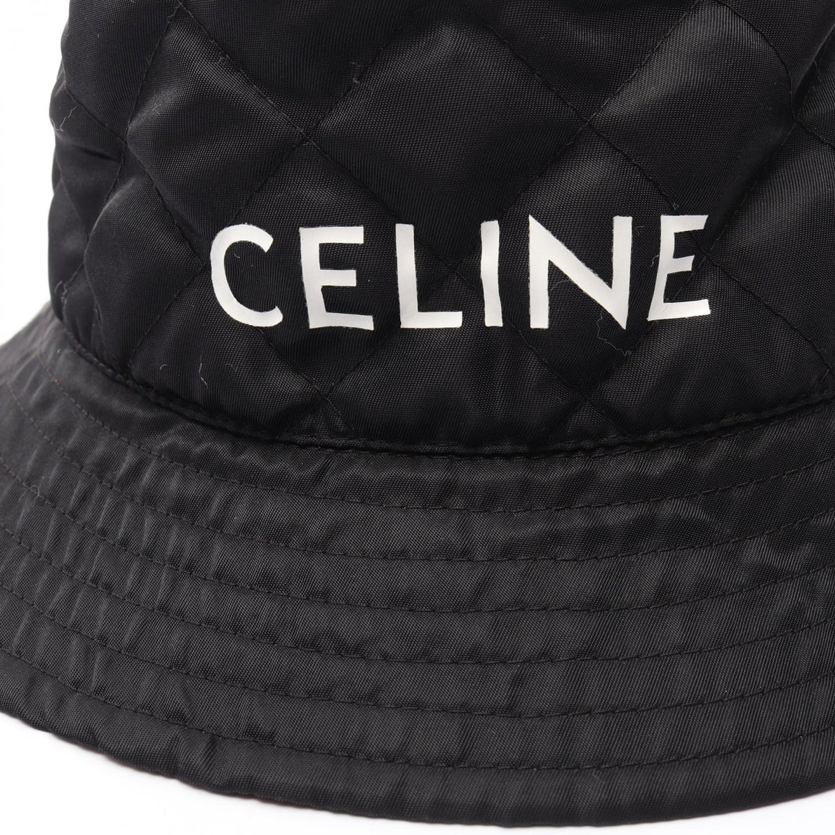 Celine Logo Print Bucket Hat · Nylon