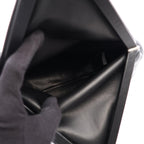 Bottega Veneta Triangle Flap · Leather Clutch