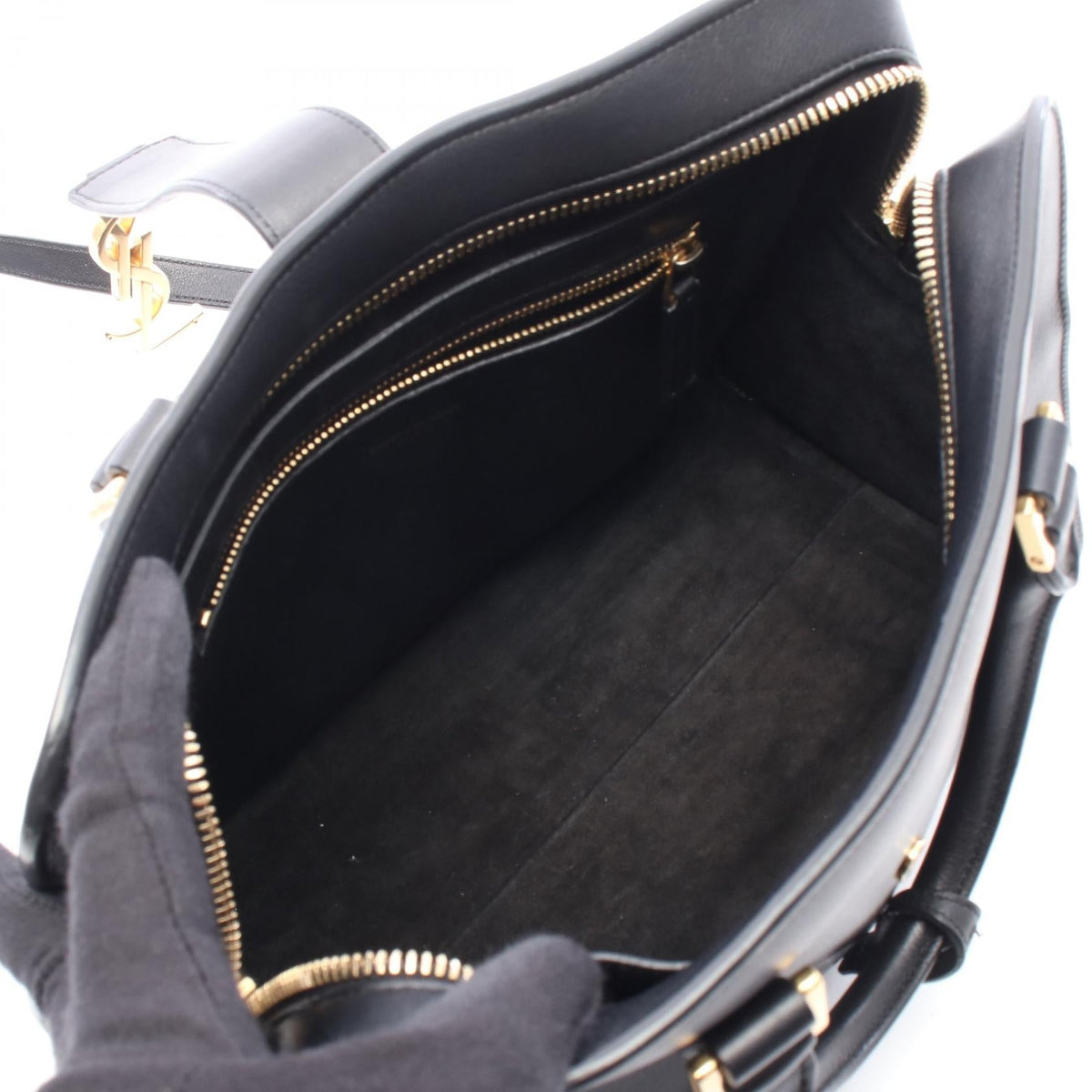 Saint Laurent · Monogram Cabas · Leather