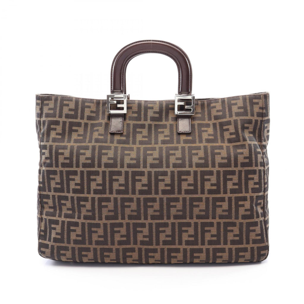 Fendi Zucca Square Tote
