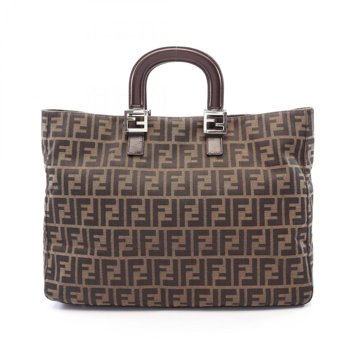 Fendi Zucca Square Tote