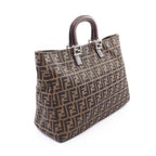 Fendi Zucca Square Tote