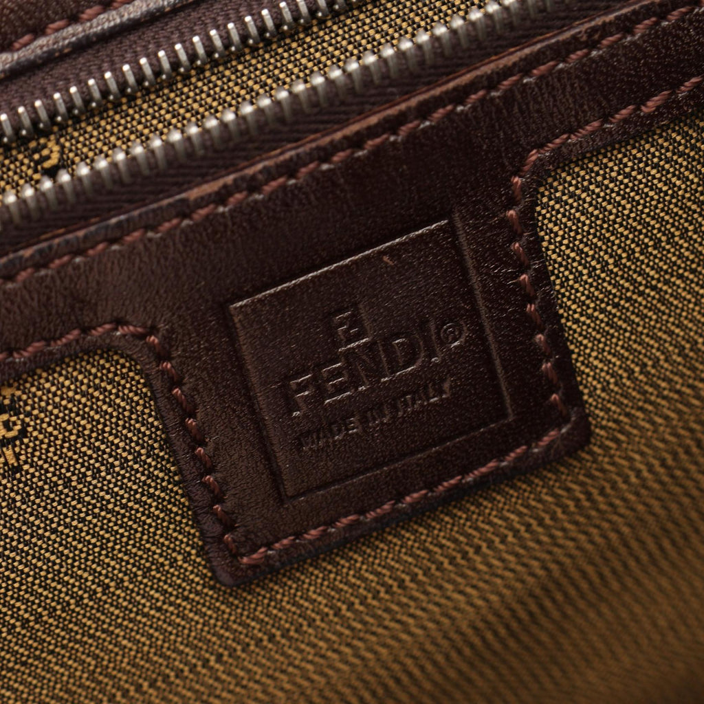 Fendi Zucca Square Tote