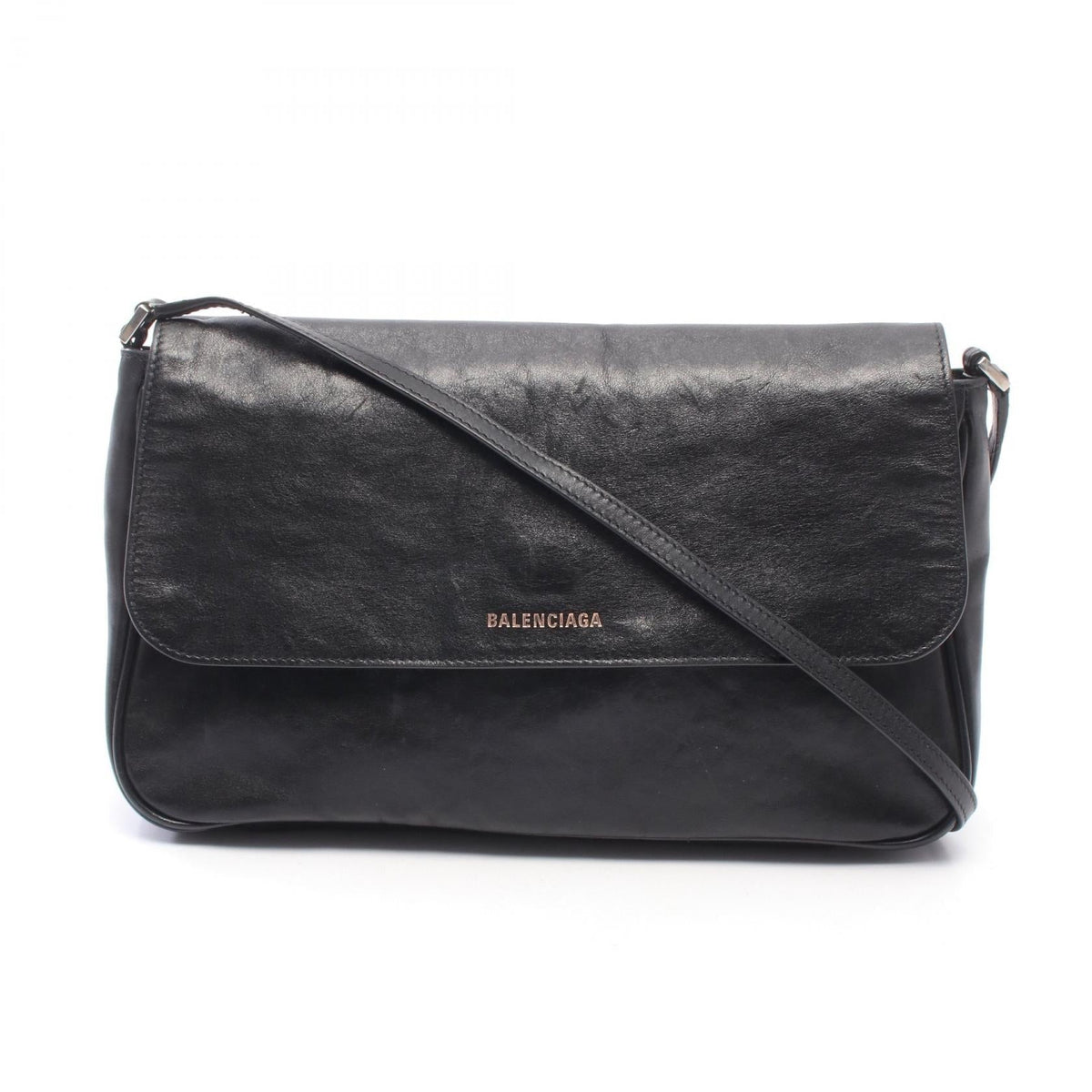 Balenciaga Grungy Messenger · Leather
