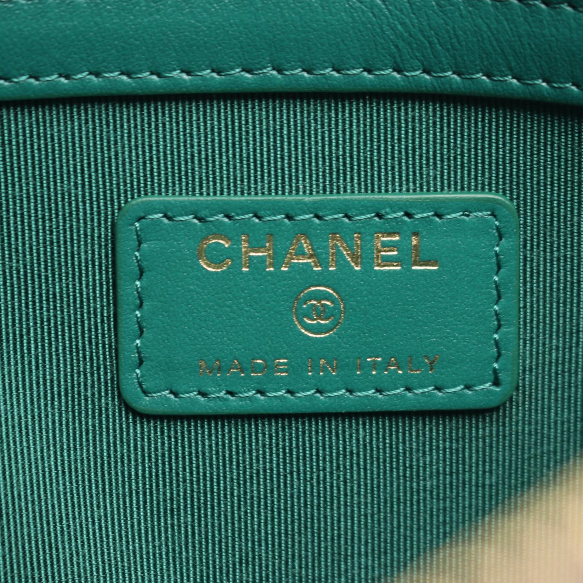 Chanel Matelassé · Cotton Clutch