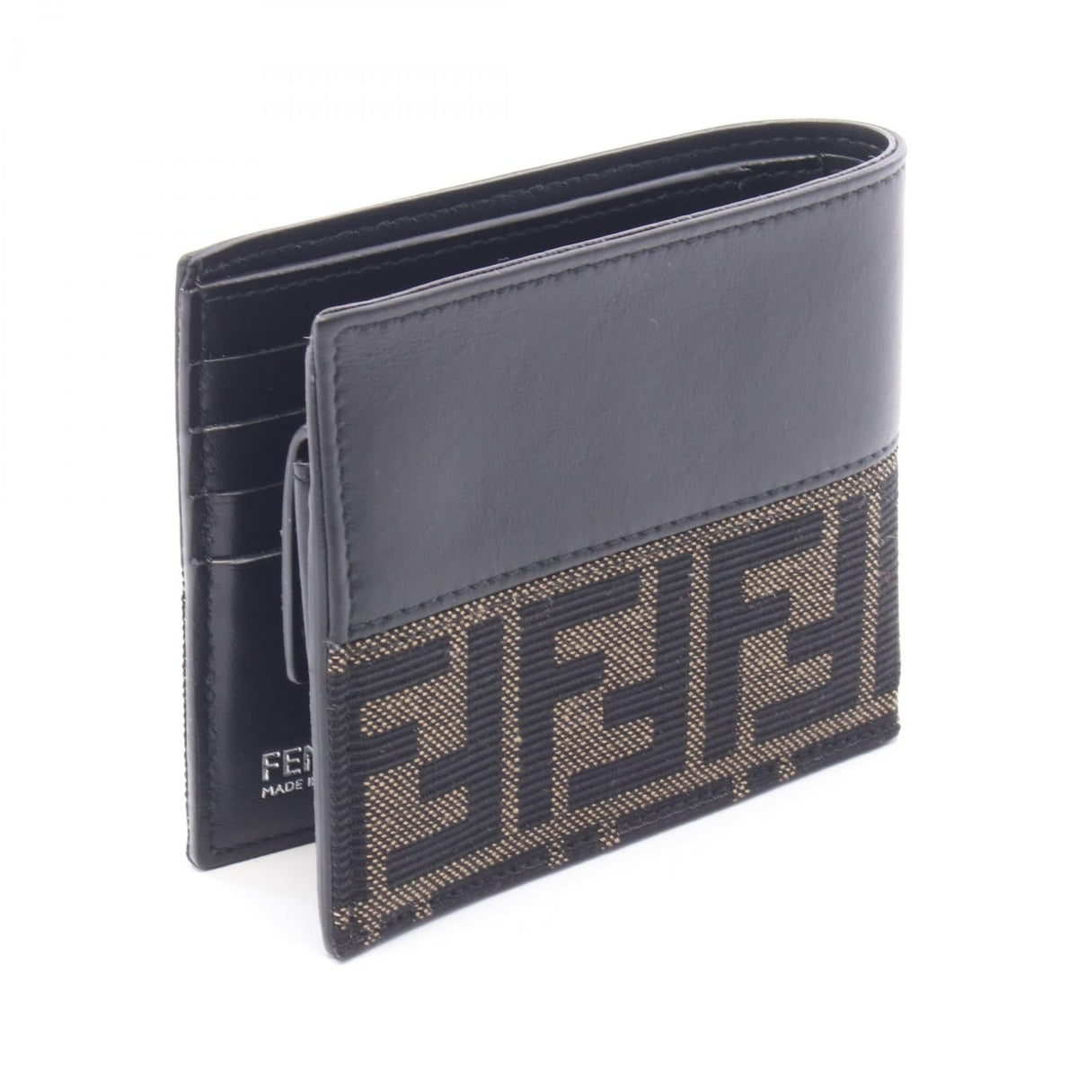 Fendi Zucca Bi-Fold Wallet · Canvas