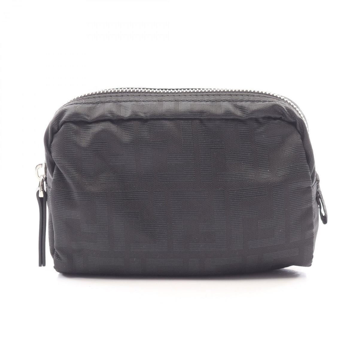 FENDI Zucca · Canvas Leather Pouch