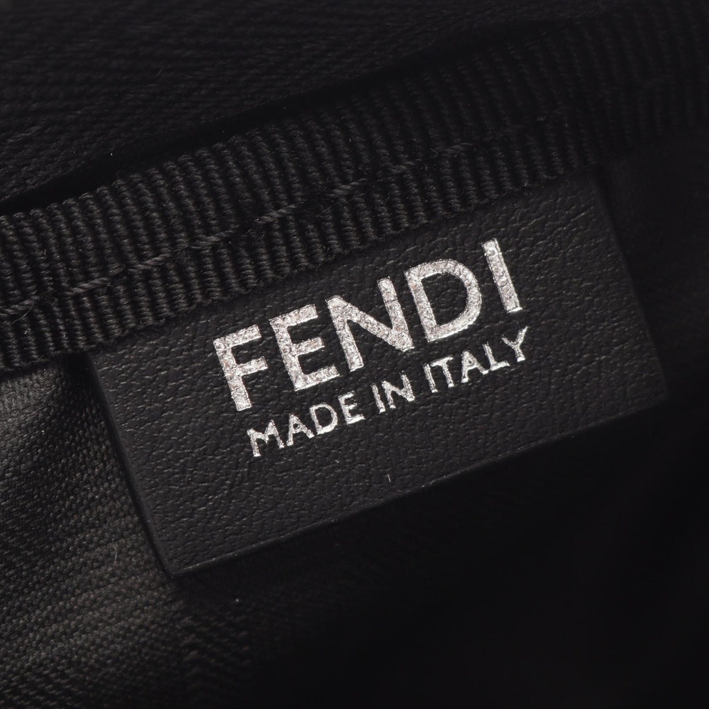 FENDI Zucca · Canvas Leather Pouch