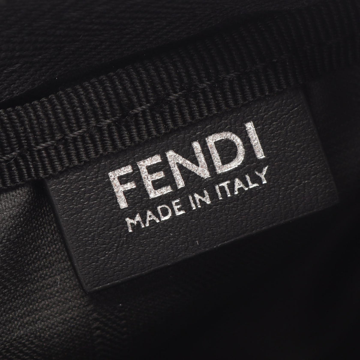 FENDI Zucca · Canvas Leather Pouch