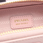 Prada Saffiano · Triangle Logo Mini Pouch