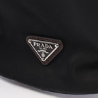 Prada Triangle Logo · Nylon & Leather Pouch