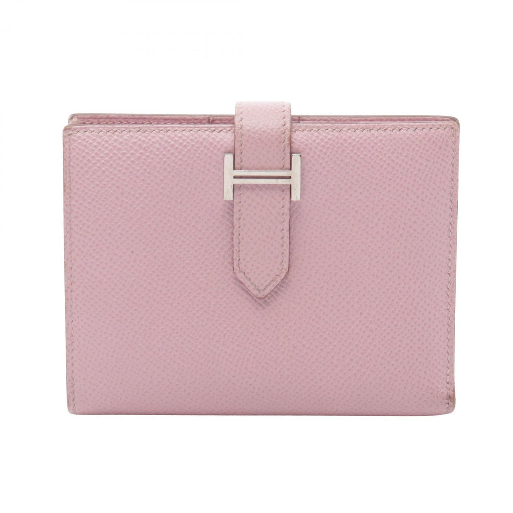 Hermès Bearn Compact · Mauve Sylvestre · Epsom