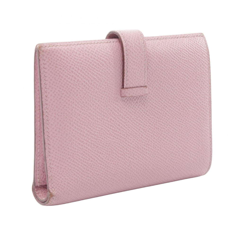 Hermès Bearn Compact · Mauve Sylvestre · Epsom