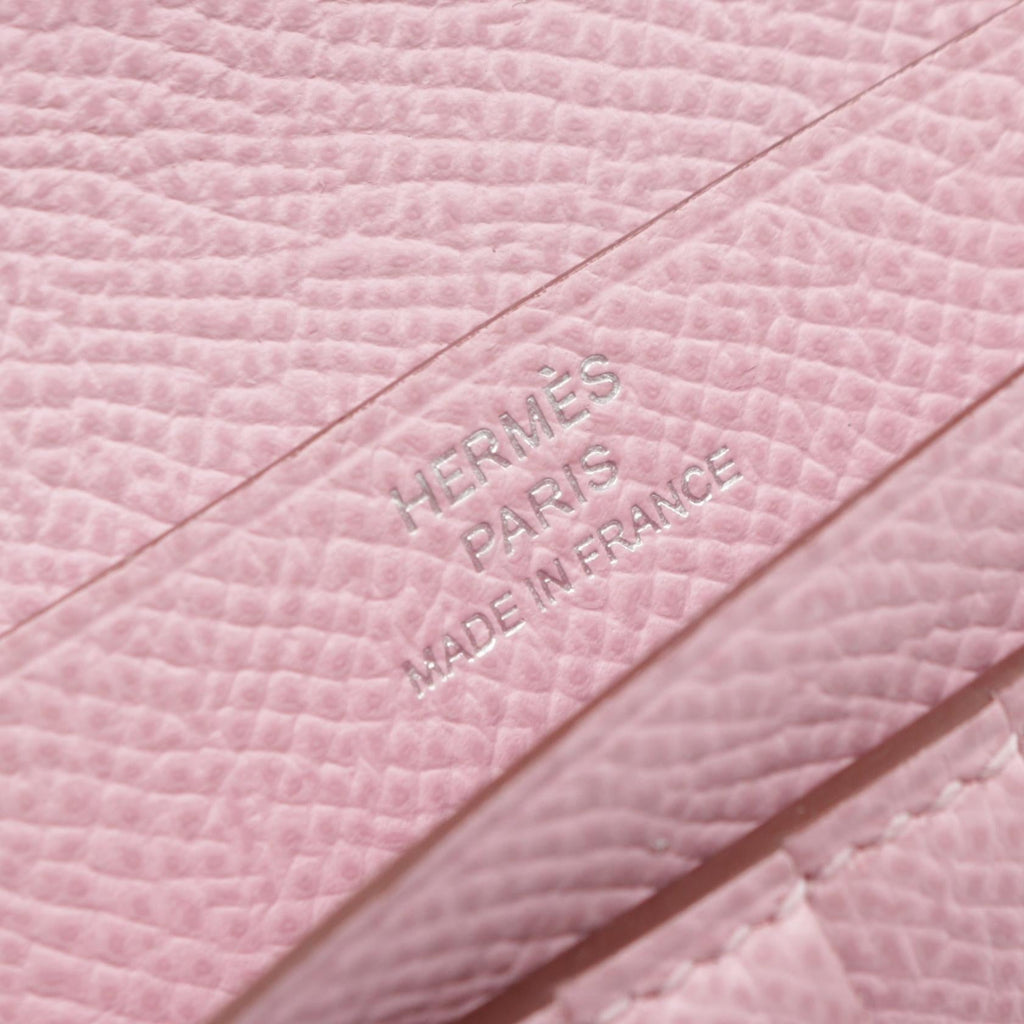 Hermès Bearn Compact · Mauve Sylvestre · Epsom