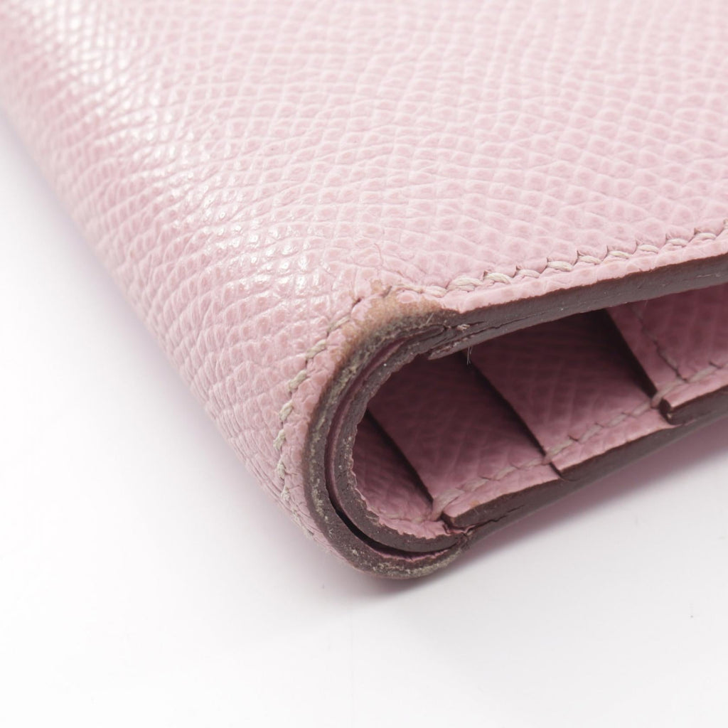 Hermès Bearn Compact · Mauve Sylvestre · Epsom