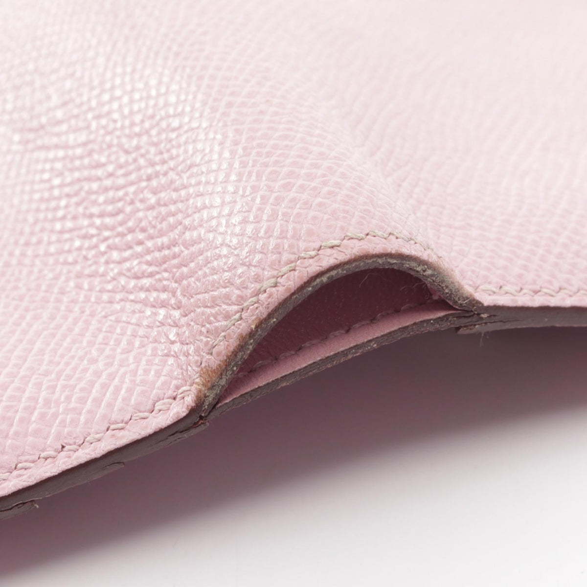 Hermès Bearn Compact · Mauve Sylvestre · Epsom