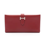 Hermès Bearn · Rouge H · Box Calf
