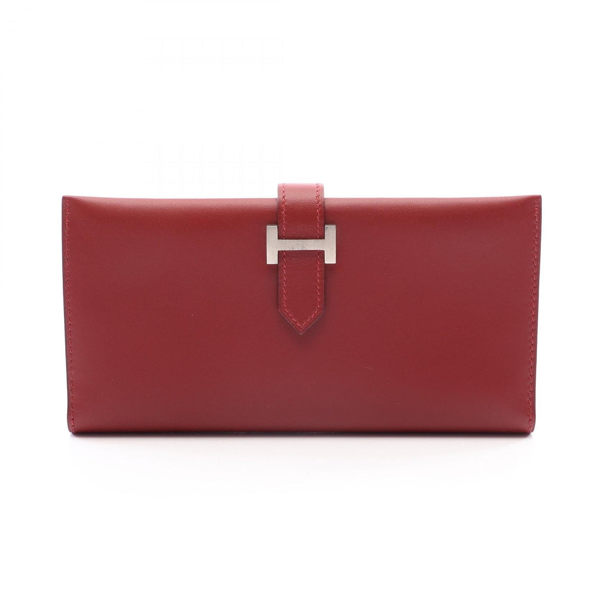 Hermès Bearn · Rouge H · Box Calf
