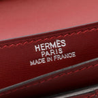 Hermès Bearn · Rouge H · Box Calf