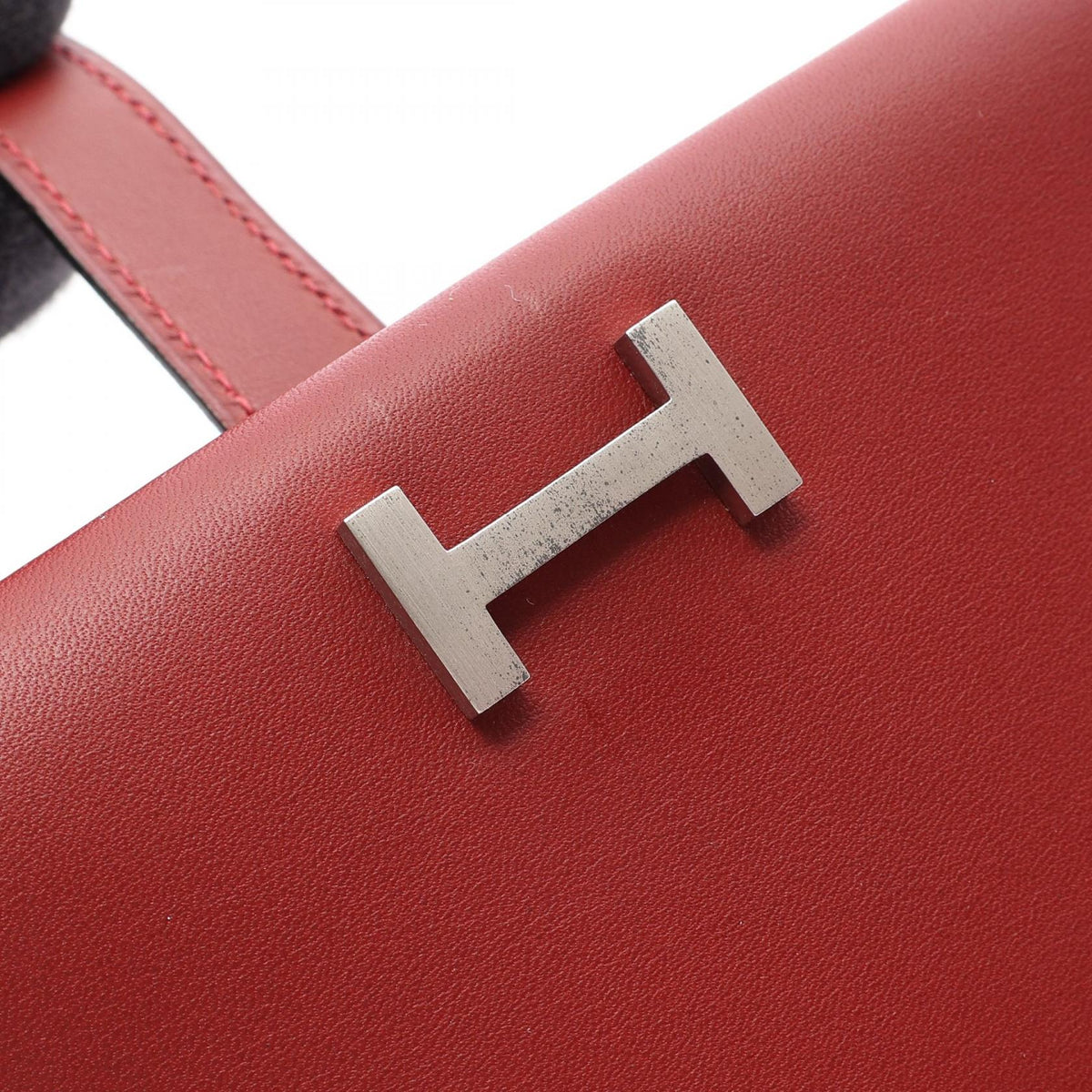 Hermès Bearn · Rouge H · Box Calf