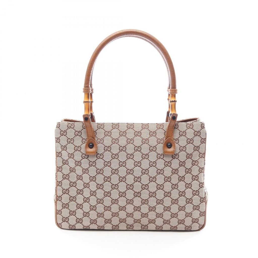 Gucci Bamboo · GG Canvas Tote