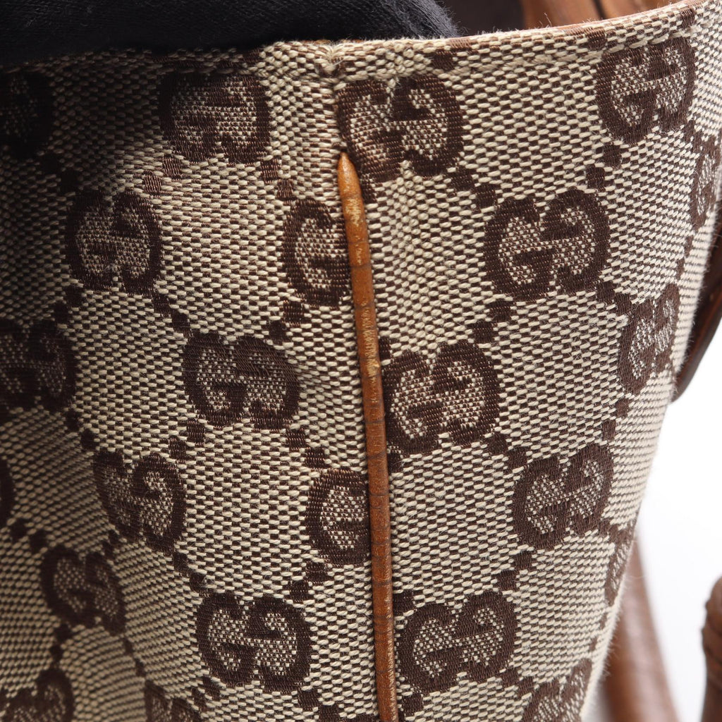 Gucci Bamboo · GG Canvas Tote