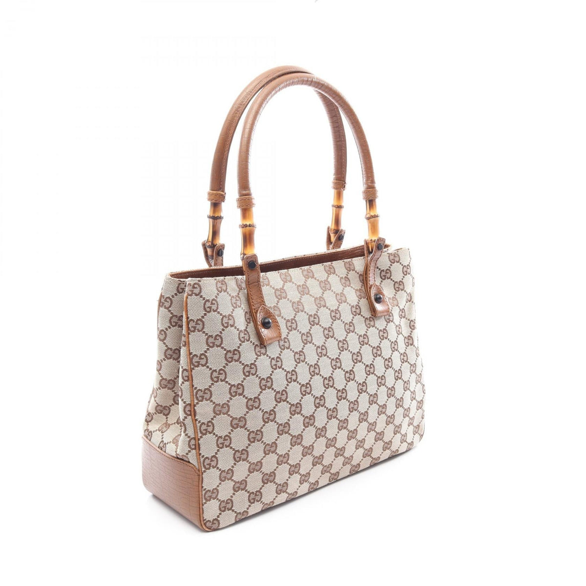 Gucci Bamboo · GG Canvas Tote
