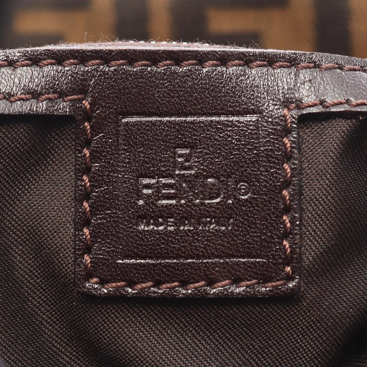Fendi Mamma Bucket · Zucca Canvas