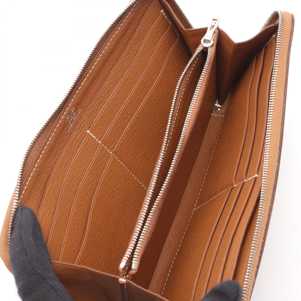 Hermès Azap Long · Embroidered Vaux Swift