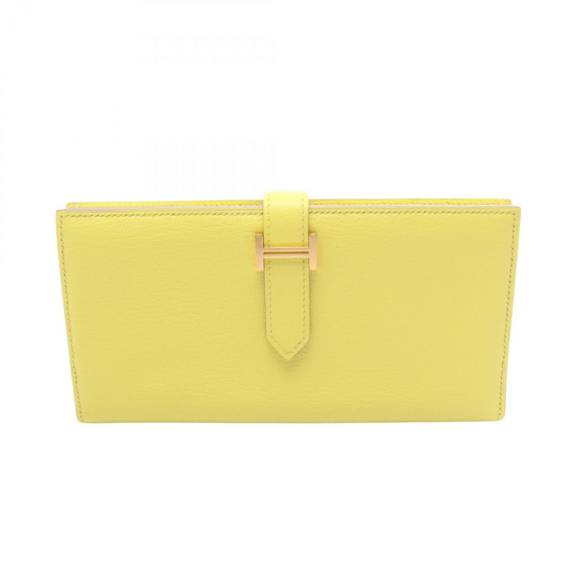 Hermès Bearn Soufflet · Chèvre Leather