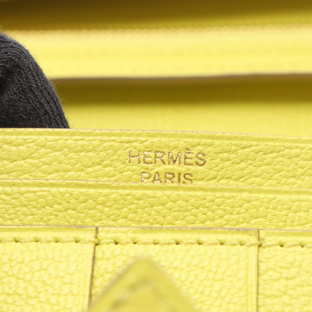 Hermès Bearn Soufflet · Chèvre Leather