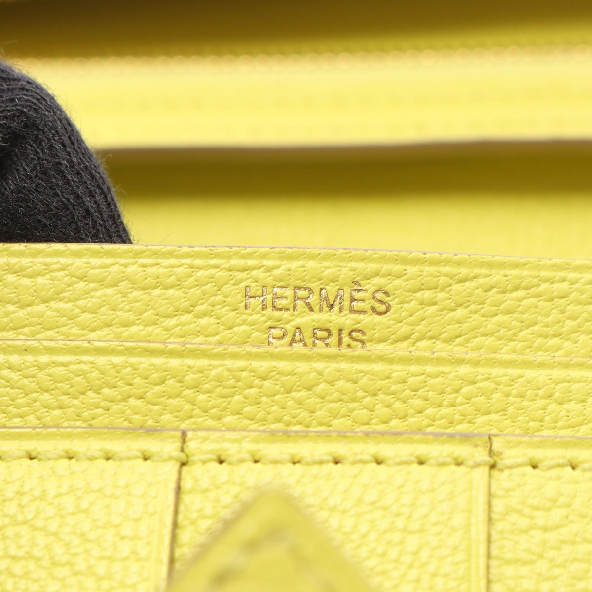 Hermès Bearn Soufflet · Chèvre Leather