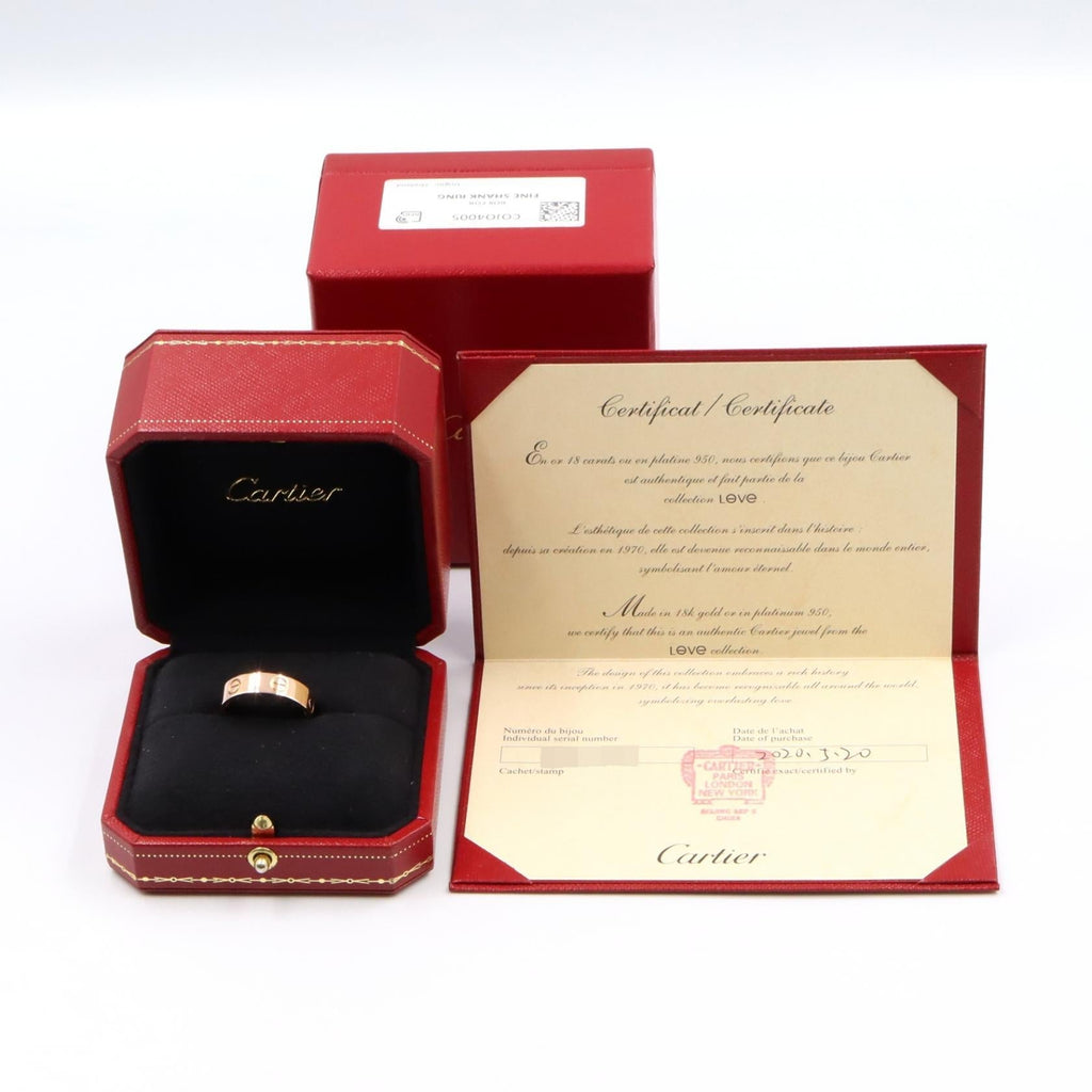 Cartier Love Ring · Rose Gold