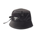 Prada Triangle Logo · Silk Bucket Hat