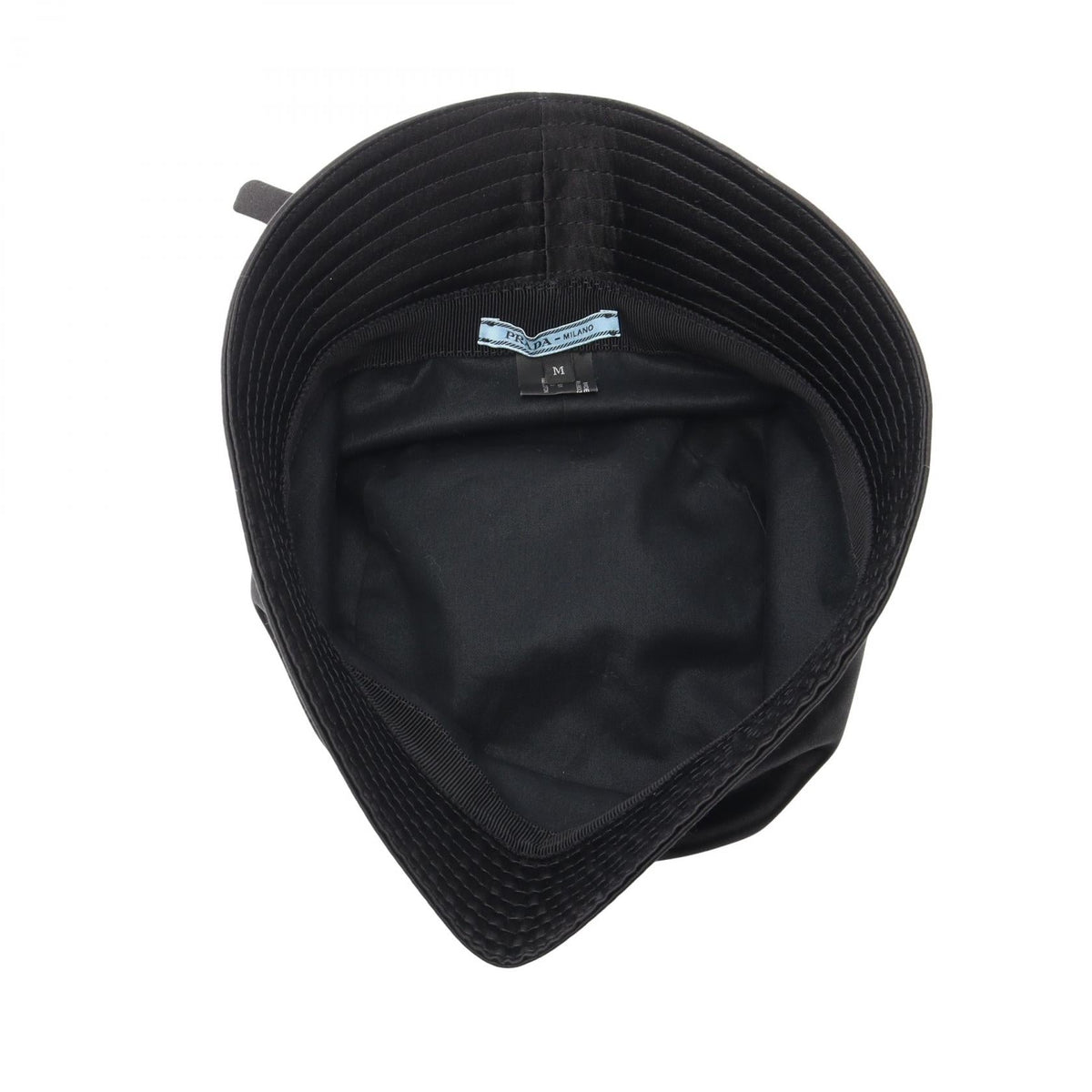 Prada Triangle Logo · Silk Bucket Hat
