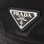 Prada Triangle Logo · Silk Bucket Hat