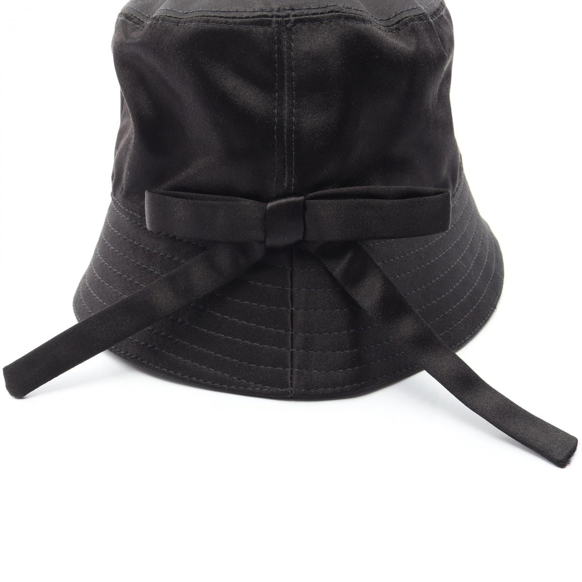 Prada Triangle Logo · Silk Bucket Hat